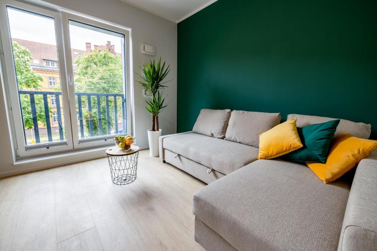 Uroczy Apartament Typu Studio W Scislym Centrum Szczecina Экстерьер фото